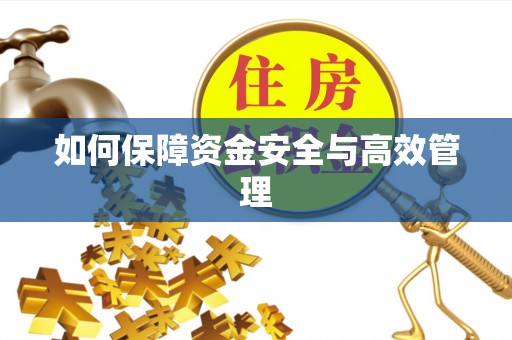 高台如何保障资金安全与高效管理