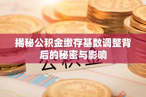 高台揭秘公积金缴存基数调整背后的秘密与影响