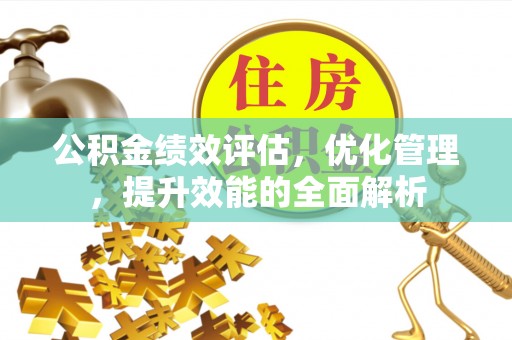 高台公积金绩效评估，优化管理，提升效能的全面解析